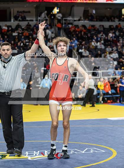 Thumbnail 1 in NYSPHSAA D2 State Championship Wrestling Quarterfinals  photogallery.