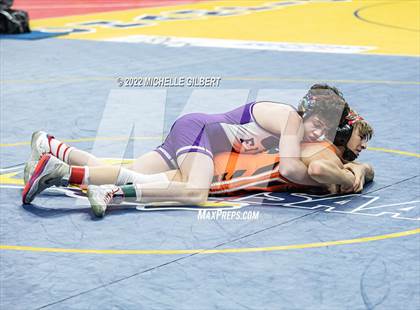Thumbnail 1 in NYSPHSAA D2 State Championship Wrestling Quarterfinals  photogallery.