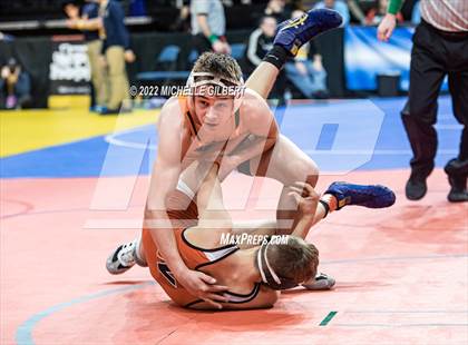 Thumbnail 2 in NYSPHSAA D2 State Championship Wrestling Quarterfinals  photogallery.