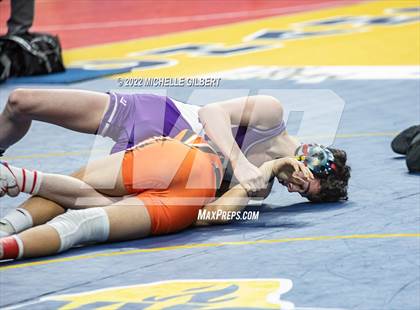 Thumbnail 3 in NYSPHSAA D2 State Championship Wrestling Quarterfinals  photogallery.