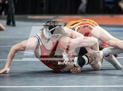 Thumbnail 3 in NYSPHSAA D2 State Championship Wrestling Quarterfinals  photogallery.