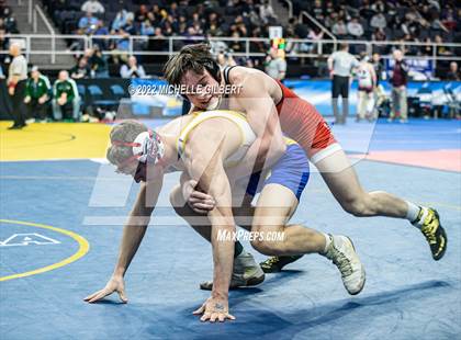 Thumbnail 3 in NYSPHSAA D2 State Championship Wrestling Quarterfinals  photogallery.