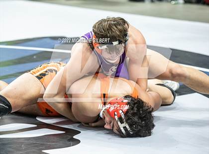Thumbnail 3 in NYSPHSAA D2 State Championship Wrestling Quarterfinals  photogallery.