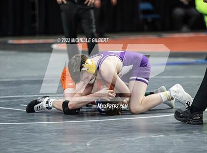Thumbnail 2 in NYSPHSAA D2 State Championship Wrestling Quarterfinals  photogallery.