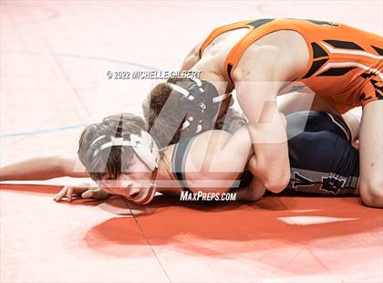 Thumbnail 2 in NYSPHSAA D2 State Championship Wrestling Quarterfinals  photogallery.