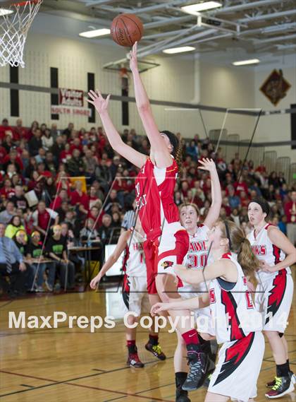 Thumbnail 1 in Owen-Withee vs South Shore (WIAA D5 Sectional Final)  photogallery.