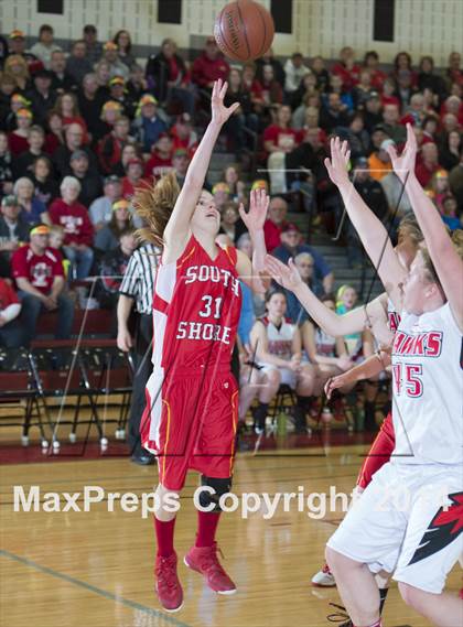 Thumbnail 1 in Owen-Withee vs South Shore (WIAA D5 Sectional Final)  photogallery.