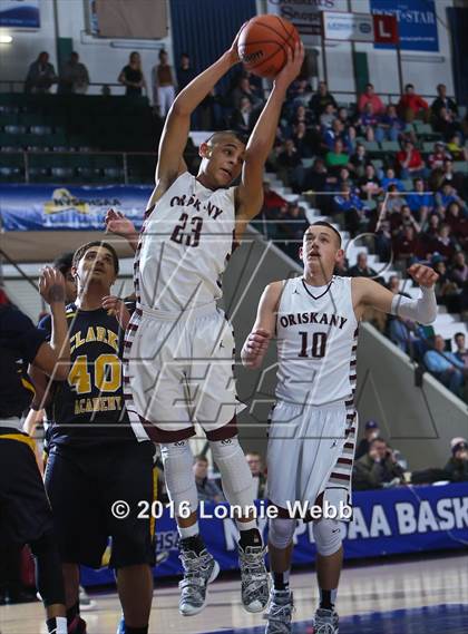 Thumbnail 2 in Oriskany vs Clark Academy (NYSPHSAA Class D Semifinal) photogallery.