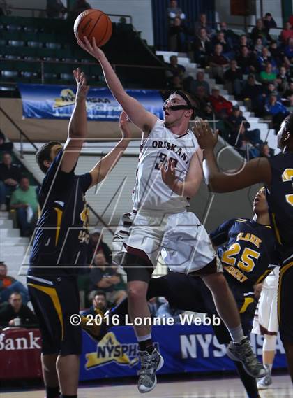 Thumbnail 2 in Oriskany vs Clark Academy (NYSPHSAA Class D Semifinal) photogallery.