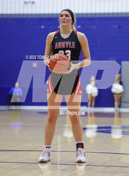 Thumbnail 3 in Argyle vs. Stephenville (UIL Basketball 4A Area Playoff) photogallery.