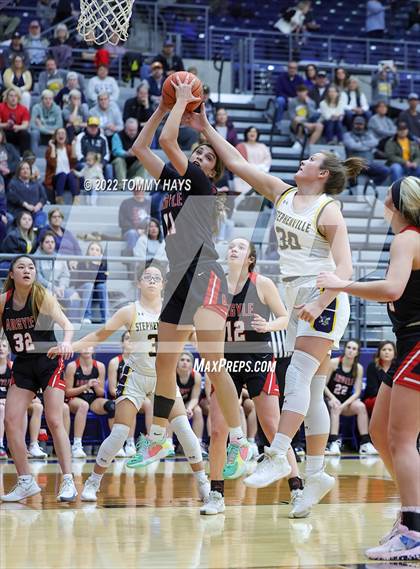 Thumbnail 3 in Argyle vs. Stephenville (UIL Basketball 4A Area Playoff) photogallery.