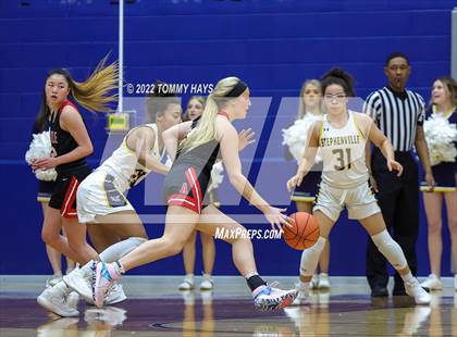 Thumbnail 2 in Argyle vs. Stephenville (UIL Basketball 4A Area Playoff) photogallery.