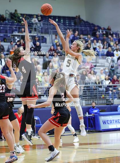 Thumbnail 1 in Argyle vs. Stephenville (UIL Basketball 4A Area Playoff) photogallery.