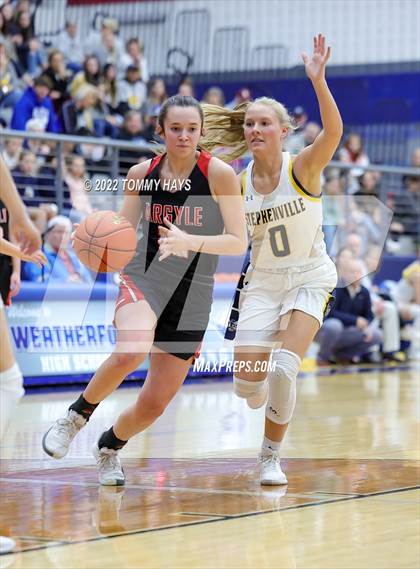 Thumbnail 1 in Argyle vs. Stephenville (UIL Basketball 4A Area Playoff) photogallery.