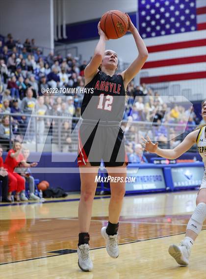 Thumbnail 3 in Argyle vs. Stephenville (UIL Basketball 4A Area Playoff) photogallery.