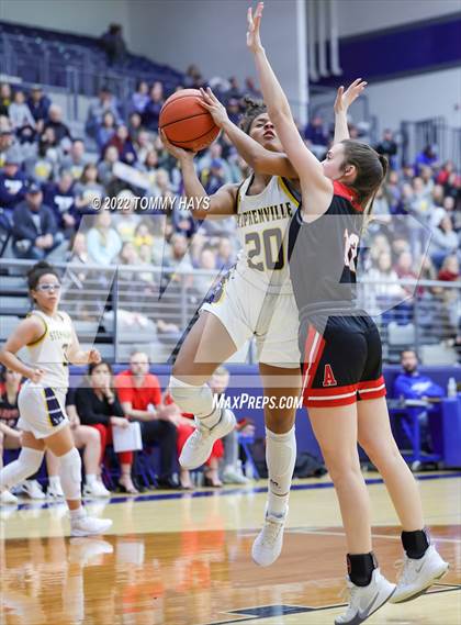 Thumbnail 3 in Argyle vs. Stephenville (UIL Basketball 4A Area Playoff) photogallery.