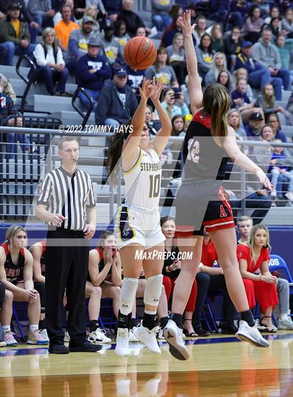 Thumbnail 2 in Argyle vs. Stephenville (UIL Basketball 4A Area Playoff) photogallery.