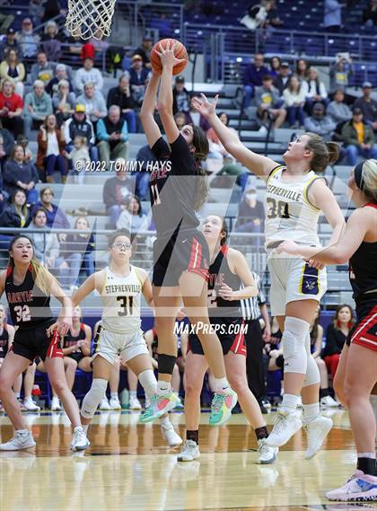 Thumbnail 2 in Argyle vs. Stephenville (UIL Basketball 4A Area Playoff) photogallery.