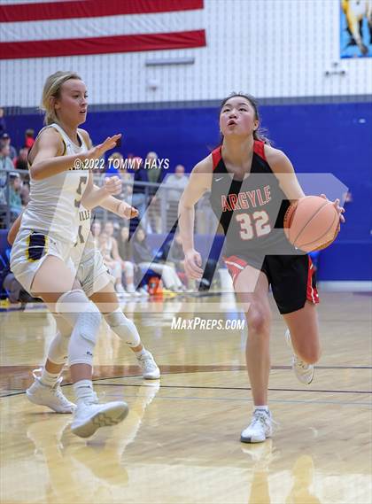 Thumbnail 2 in Argyle vs. Stephenville (UIL Basketball 4A Area Playoff) photogallery.