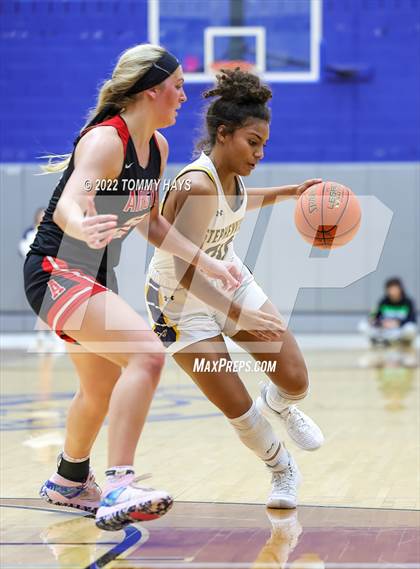 Thumbnail 3 in Argyle vs. Stephenville (UIL Basketball 4A Area Playoff) photogallery.
