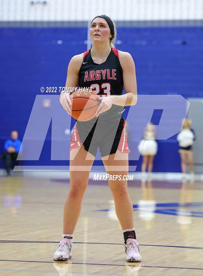 Thumbnail 3 in Argyle vs. Stephenville (UIL Basketball 4A Area Playoff) photogallery.