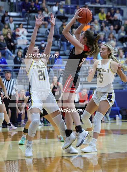 Thumbnail 3 in Argyle vs. Stephenville (UIL Basketball 4A Area Playoff) photogallery.