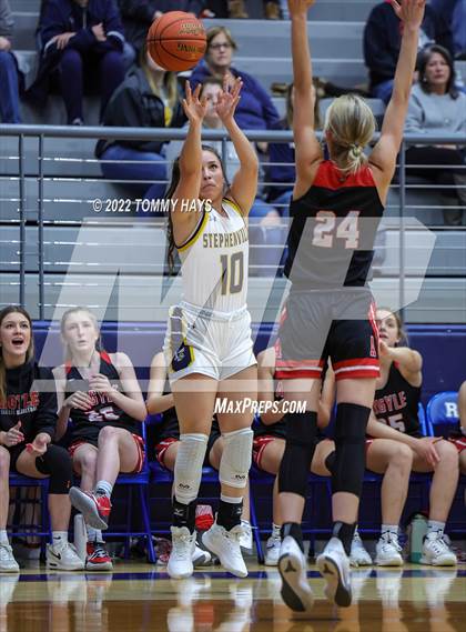 Thumbnail 1 in Argyle vs. Stephenville (UIL Basketball 4A Area Playoff) photogallery.