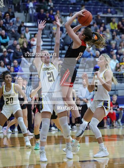 Thumbnail 3 in Argyle vs. Stephenville (UIL Basketball 4A Area Playoff) photogallery.