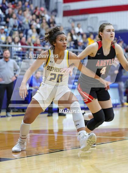 Thumbnail 2 in Argyle vs. Stephenville (UIL Basketball 4A Area Playoff) photogallery.