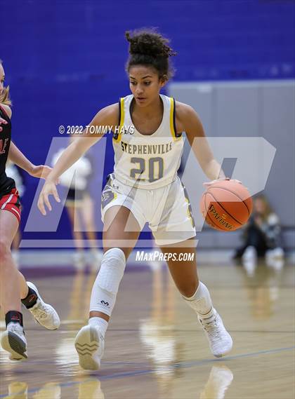 Thumbnail 2 in Argyle vs. Stephenville (UIL Basketball 4A Area Playoff) photogallery.
