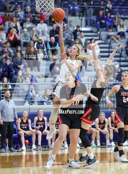 Thumbnail 3 in Argyle vs. Stephenville (UIL Basketball 4A Area Playoff) photogallery.