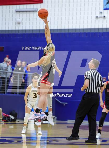 Thumbnail 2 in Argyle vs. Stephenville (UIL Basketball 4A Area Playoff) photogallery.