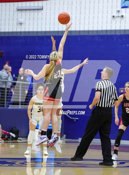 Thumbnail 1 in Argyle vs. Stephenville (UIL Basketball 4A Area Playoff) photogallery.
