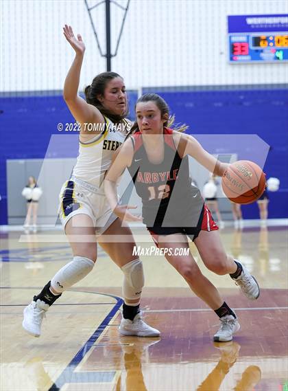 Thumbnail 3 in Argyle vs. Stephenville (UIL Basketball 4A Area Playoff) photogallery.
