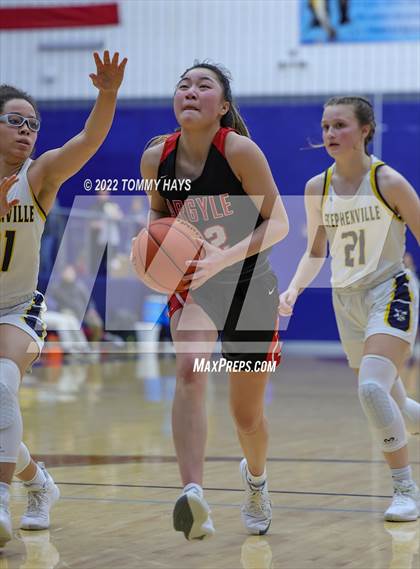 Thumbnail 1 in Argyle vs. Stephenville (UIL Basketball 4A Area Playoff) photogallery.