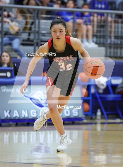 Thumbnail 3 in Argyle vs. Stephenville (UIL Basketball 4A Area Playoff) photogallery.