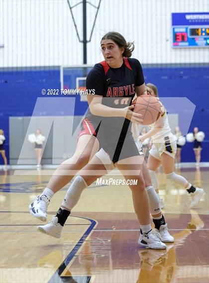 Thumbnail 2 in Argyle vs. Stephenville (UIL Basketball 4A Area Playoff) photogallery.