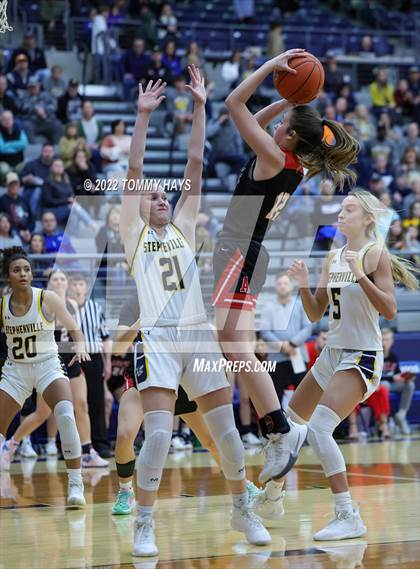 Thumbnail 2 in Argyle vs. Stephenville (UIL Basketball 4A Area Playoff) photogallery.