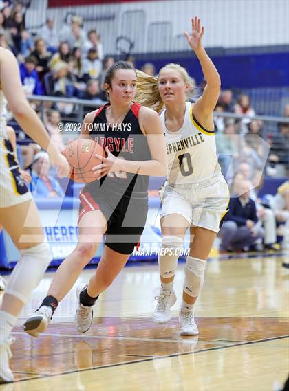 Thumbnail 2 in Argyle vs. Stephenville (UIL Basketball 4A Area Playoff) photogallery.