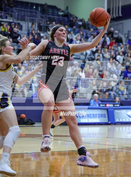 Thumbnail 3 in Argyle vs. Stephenville (UIL Basketball 4A Area Playoff) photogallery.