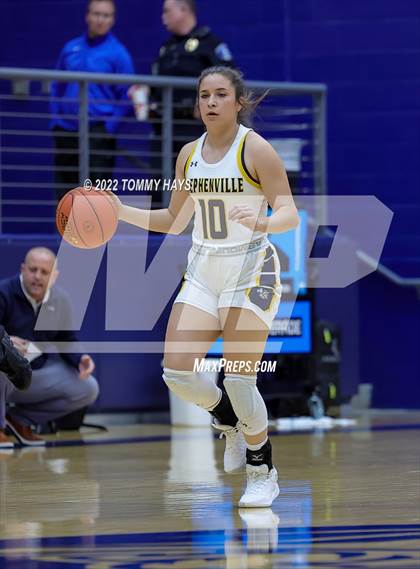 Thumbnail 2 in Argyle vs. Stephenville (UIL Basketball 4A Area Playoff) photogallery.