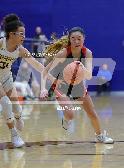 Thumbnail 2 in Argyle vs. Stephenville (UIL Basketball 4A Area Playoff) photogallery.