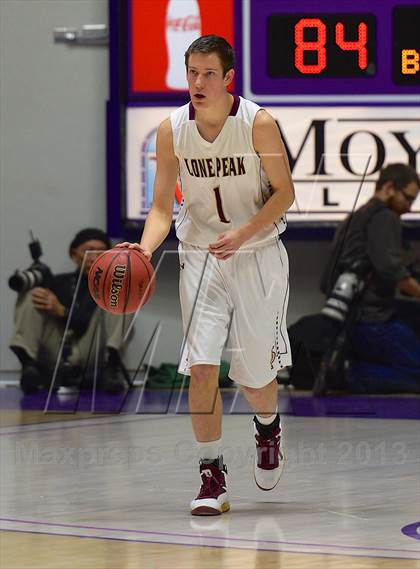 Thumbnail 3 in Lone Peak vs. Davis (UHSAA Region 5A Semifinal) photogallery.