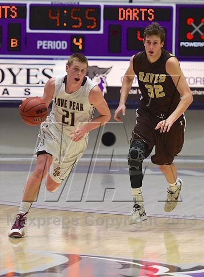 Thumbnail 1 in Lone Peak vs. Davis (UHSAA Region 5A Semifinal) photogallery.