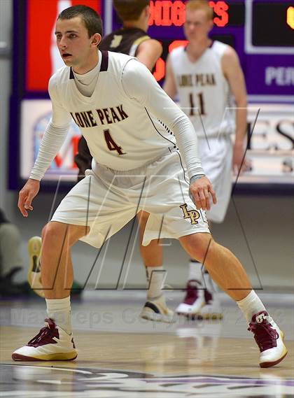 Thumbnail 3 in Lone Peak vs. Davis (UHSAA Region 5A Semifinal) photogallery.