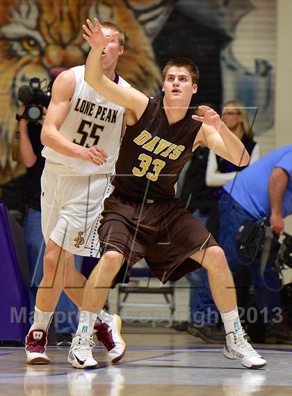 Thumbnail 2 in Lone Peak vs. Davis (UHSAA Region 5A Semifinal) photogallery.