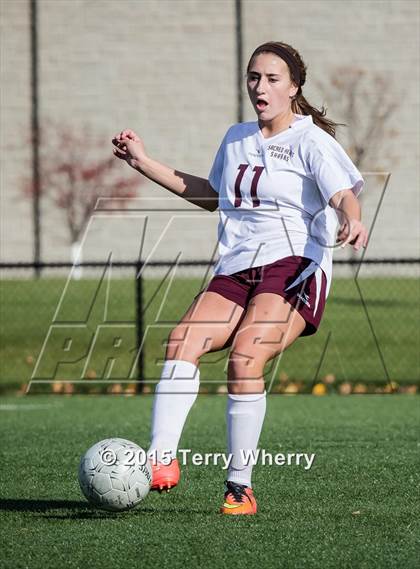 Thumbnail 1 in Nardin Academy vs Sacred Heart Academy (Monsignor Martin Class A Final) photogallery.