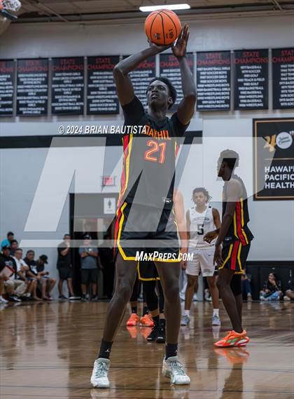 Thumbnail 3 in Oak Hill Academy vs. Imhotep Charter (Iolani Classic) photogallery.