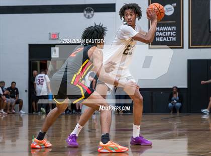 Thumbnail 3 in Oak Hill Academy vs. Imhotep Charter (Iolani Classic) photogallery.