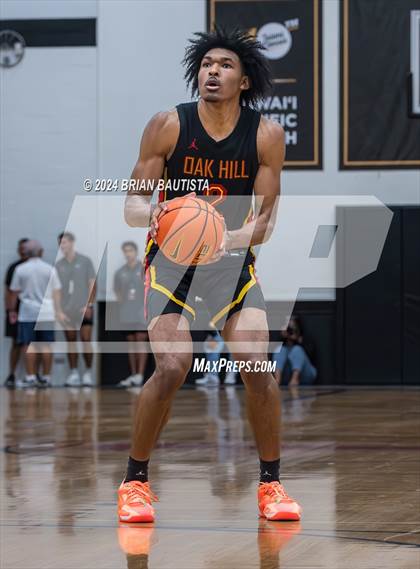 Thumbnail 1 in Oak Hill Academy vs. Imhotep Charter (Iolani Classic) photogallery.